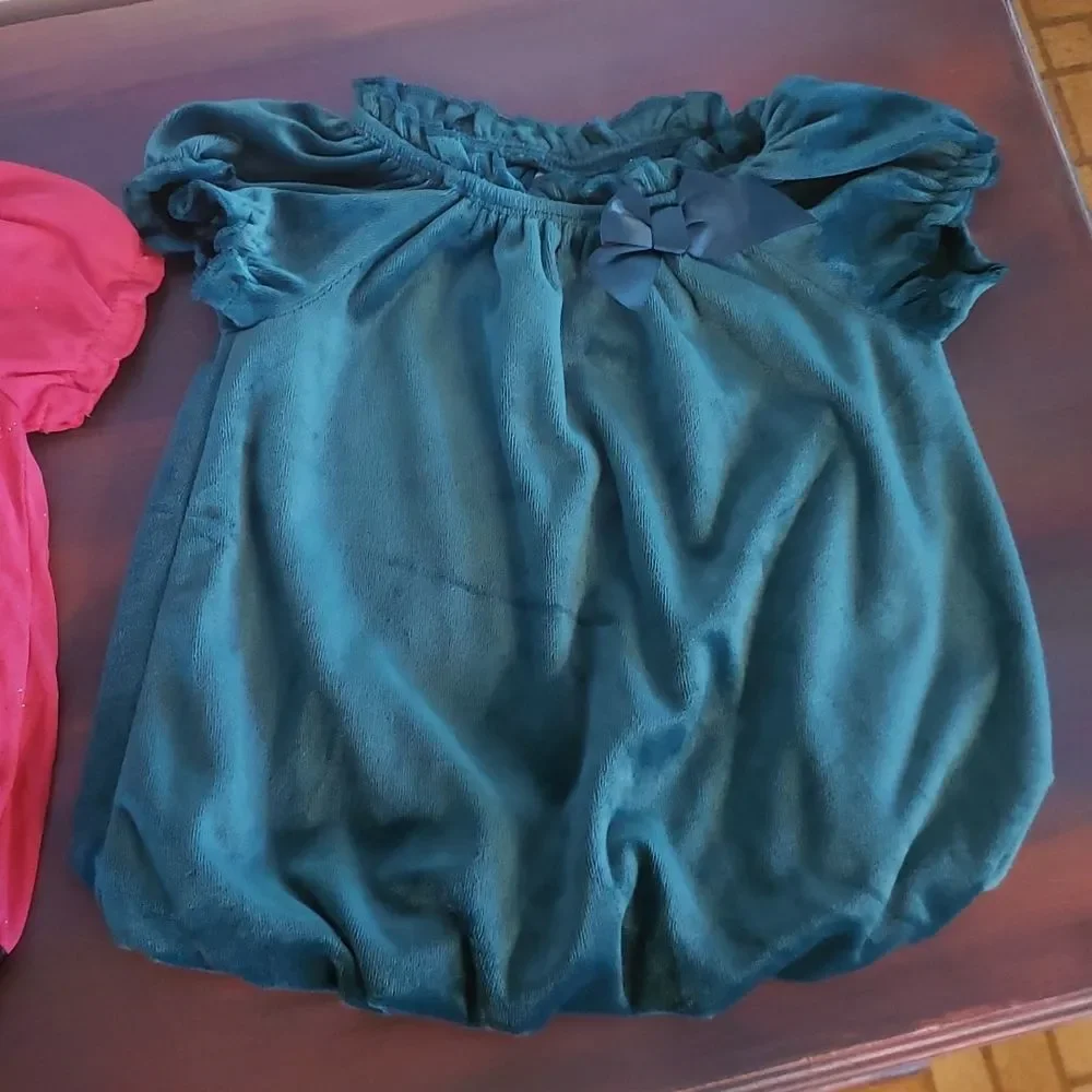 Cute Pair of Healthtex Girls Tops Sz 18 Mos